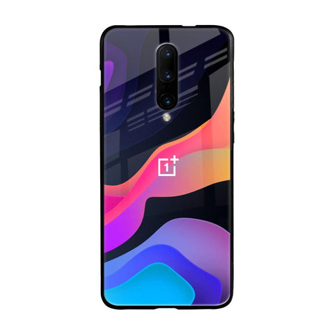 Colorful Fluid OnePlus 7 Pro Glass Back Cover Online