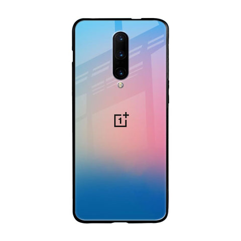 Blue & Pink Ombre OnePlus 7 Pro Glass Back Cover Online