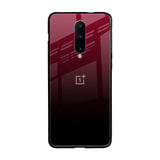 Wine Red OnePlus 7 Pro Glass Back Cover Online