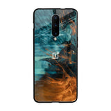 Golden Splash OnePlus 7 Pro Glass Back Cover Online