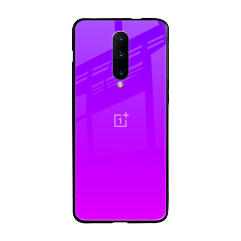 Purple Pink OnePlus 7 Pro Glass Back Cover Online