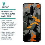 Camouflage Orange Glass Case For OnePlus 7 Pro