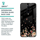 Floating Floral Print Glass Case for OnePlus 7 Pro