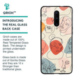 Abstract Faces Glass Case for OnePlus 7 Pro