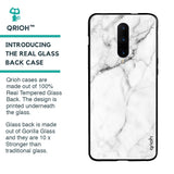 Modern White Marble Glass case for OnePlus 7 Pro