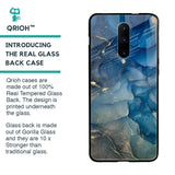 Blue Cool Marble Glass Case for OnePlus 7 Pro