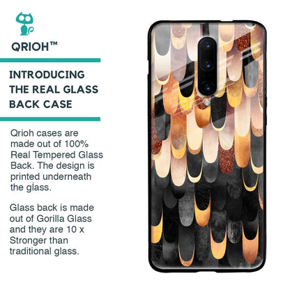 Bronze Abstract Glass Case for OnePlus 7 Pro