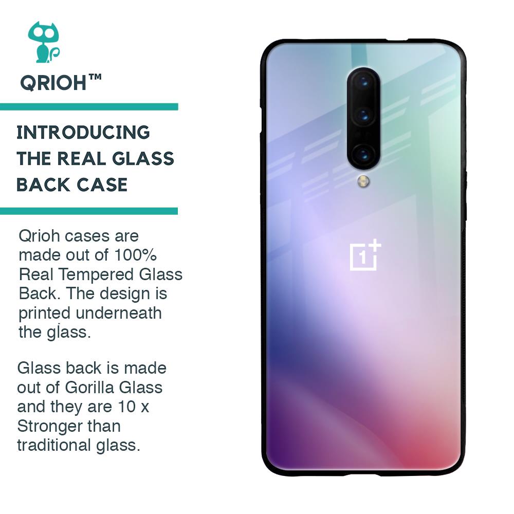 Abstract Holographic Glass Case for OnePlus 7 Pro