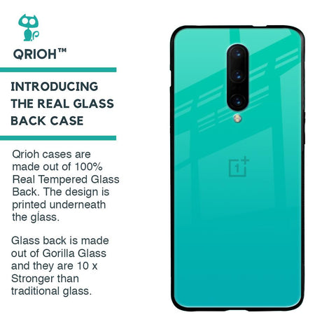 Cuba Blue Glass Case For OnePlus 7 Pro