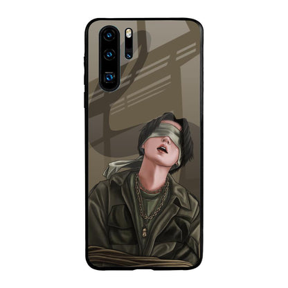 Blind Fold Huawei P30 Pro Glass Back Cover Online