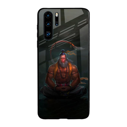Lord Hanuman Animated Huawei P30 Pro Glass Back Cover Online