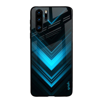 Vertical Blue Arrow Huawei P30 Pro Glass Back Cover Online