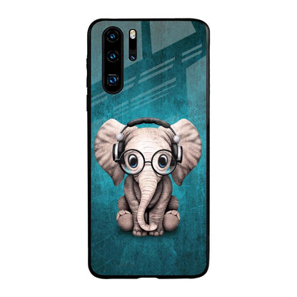 Adorable Baby Elephant Huawei P30 Pro Glass Back Cover Online