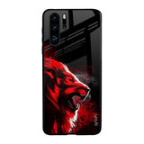 Red Angry Lion Huawei P30 Pro Glass Back Cover Online