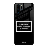 Dope In Life Huawei P30 Pro Glass Back Cover Online