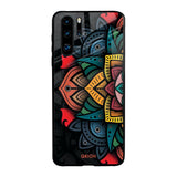Retro Gorgeous Flower Huawei P30 Pro Glass Back Cover Online