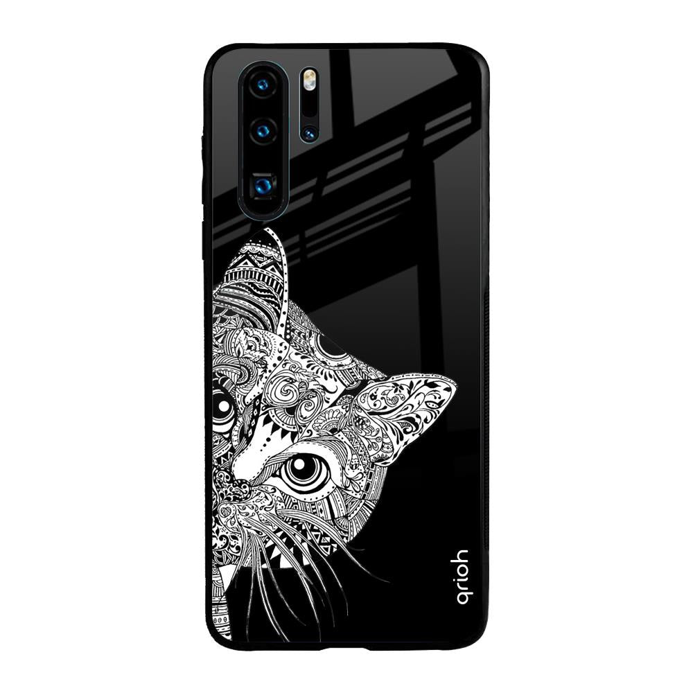 Kitten Mandala Huawei P30 Pro Glass Back Cover Online