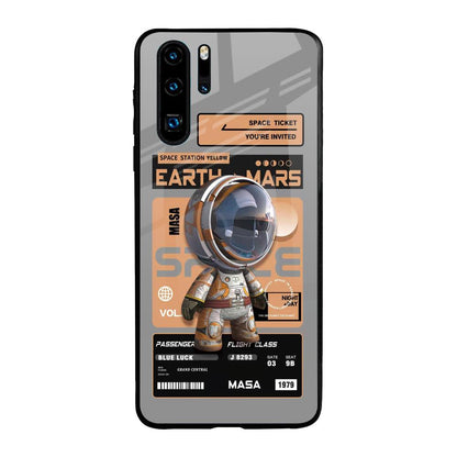 Space Ticket Huawei P30 Pro Glass Back Cover Online
