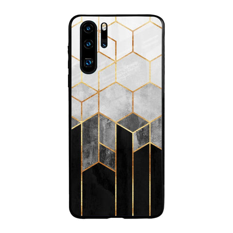Tricolor Pattern Huawei P30 Pro Glass Back Cover Online