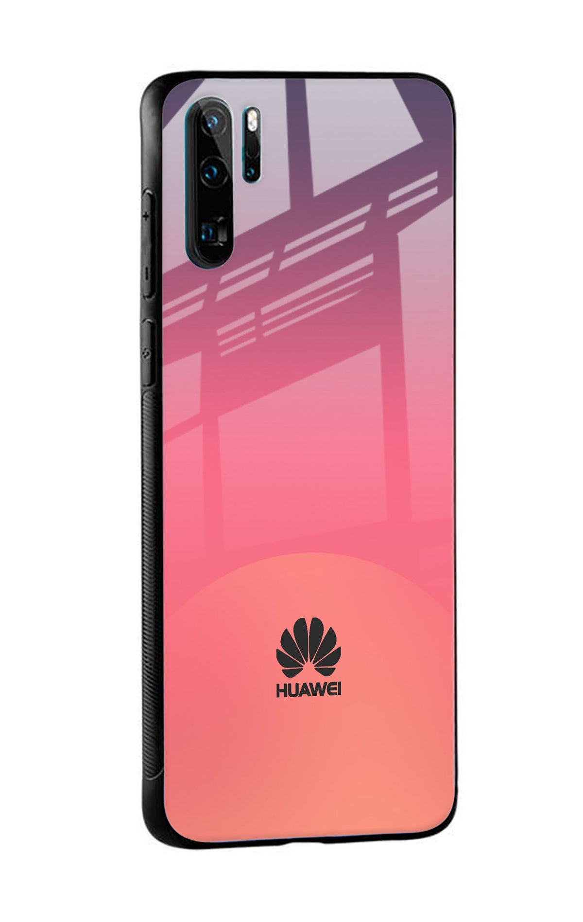 Sunset Orange Glass Case for Huawei P40 Pro