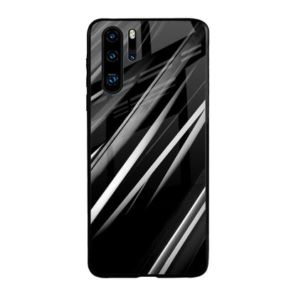 Black & Grey Gradient Huawei P30 Pro Glass Cases & Covers Online