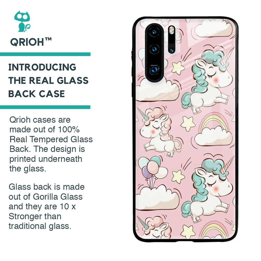 Balloon Unicorn Glass case for Huawei P30 Pro