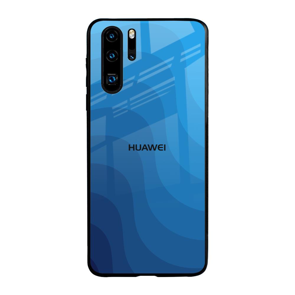 Blue Wave Abstract Huawei P30 Pro Glass Back Cover Online