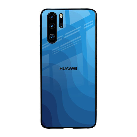 Blue Wave Abstract Huawei P30 Pro Glass Back Cover Online