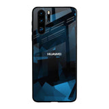 Polygonal Blue Box Huawei P30 Pro Glass Back Cover Online