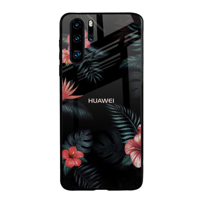 Tropical Art Flower Huawei P30 Pro Glass Back Cover Online