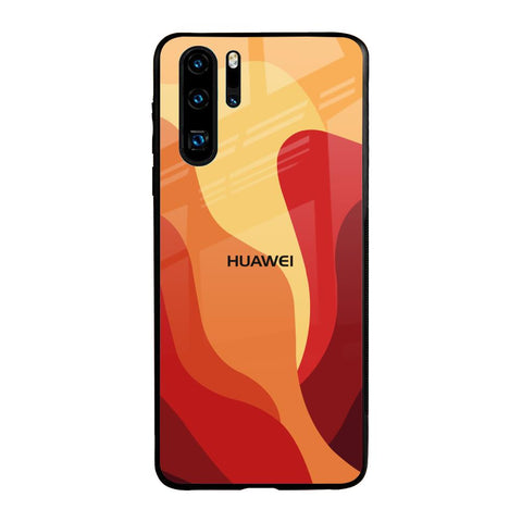 Magma Color Pattern Huawei P30 Pro Glass Back Cover Online