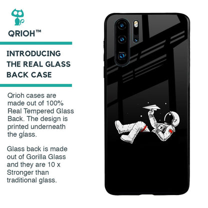 Space Traveller Glass Case for Huawei P30 Pro