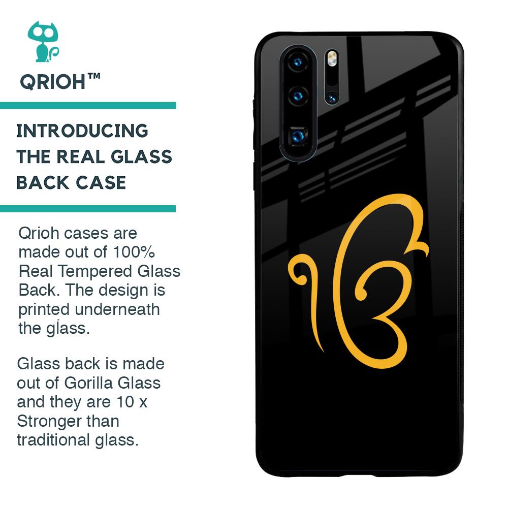 Luxury Fashion Initial Glass Case for Huawei P30 Pro