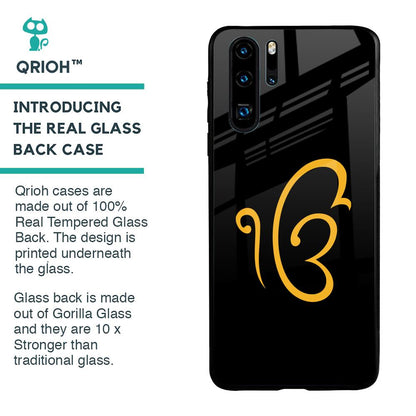 Luxury Fashion Initial Glass Case for Huawei P30 Pro