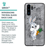Cute Baby Bunny Glass Case for Huawei P30 Pro