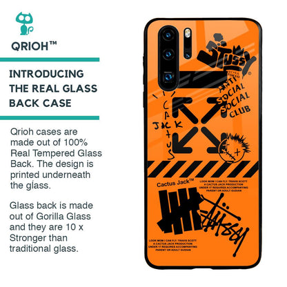 Anti Social Club Glass Case for Huawei P30 Pro