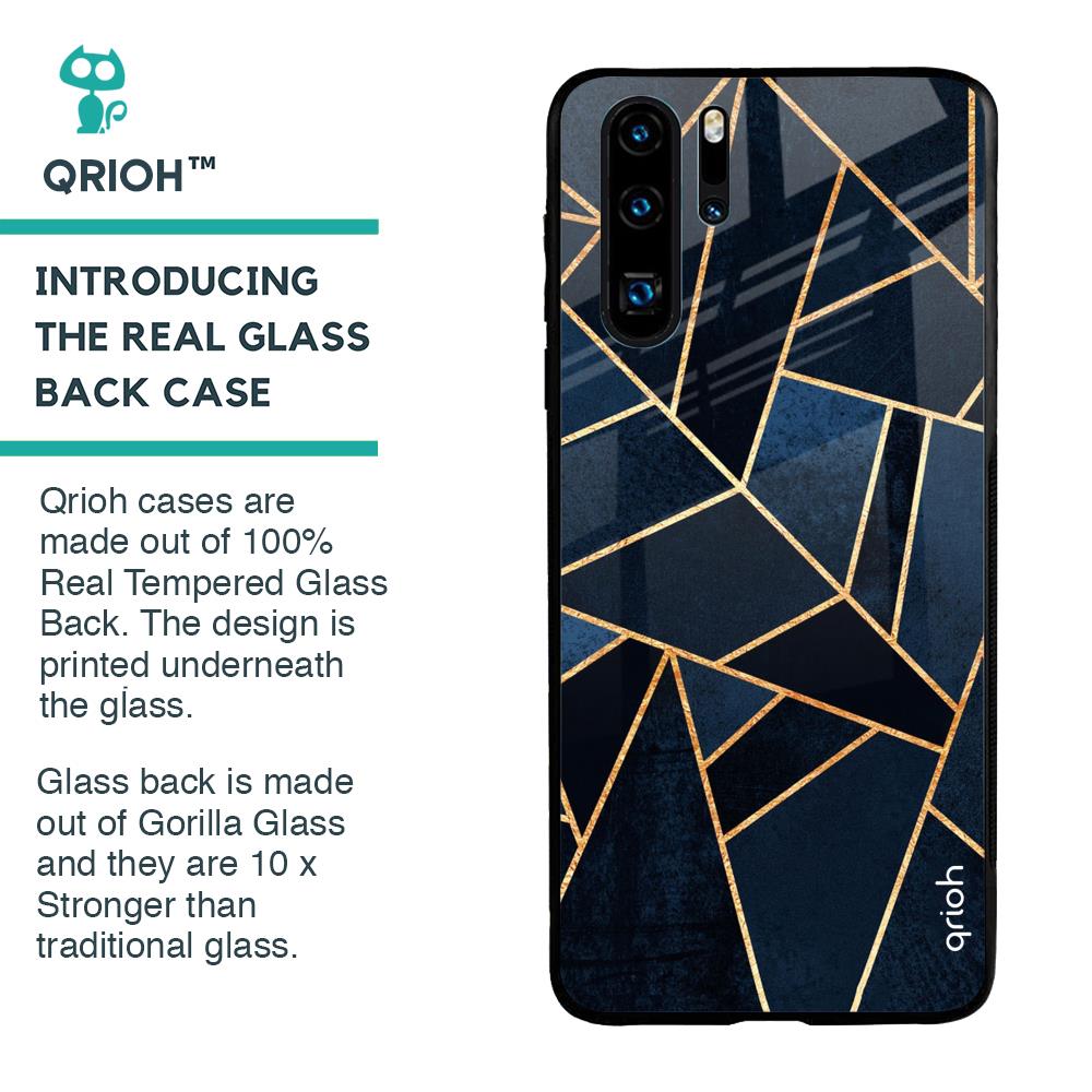 Abstract Tiles Glass case for Huawei P30 Pro