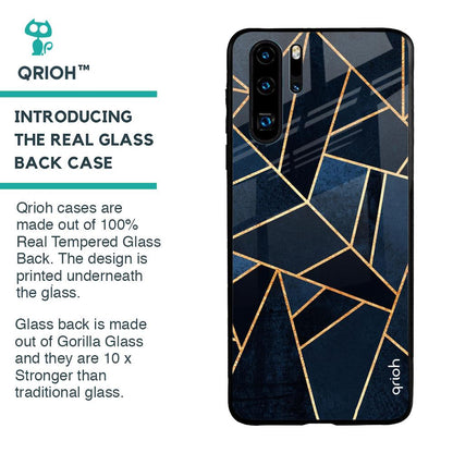 Abstract Tiles Glass case for Huawei P30 Pro