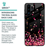 Heart Rain Fall Glass Case For Huawei P30 Pro