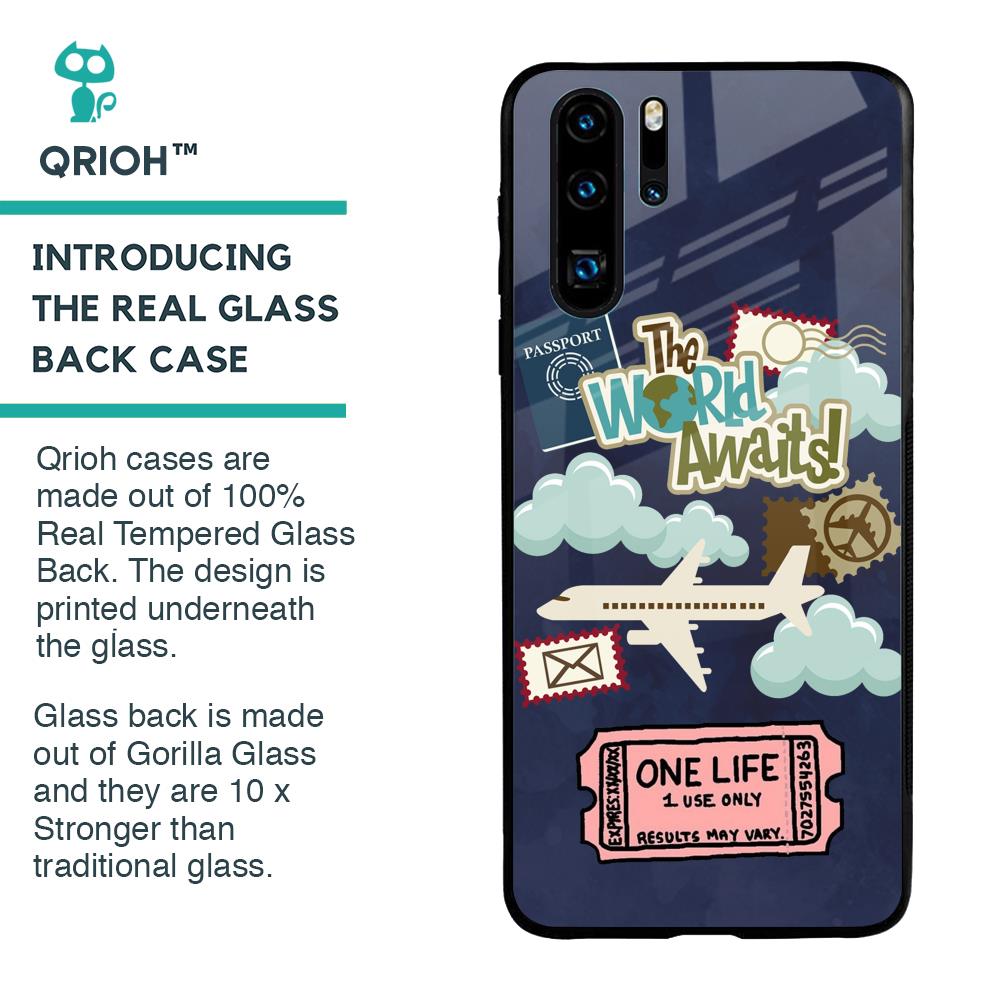 Tour The World Glass Case For Huawei P30 Pro