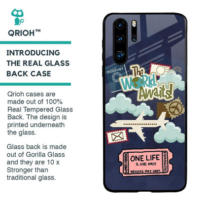 Tour The World Glass Case For Huawei P30 Pro
