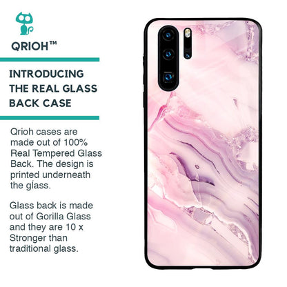 Diamond Pink Gradient Glass Case For Huawei P30 Pro