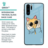 Adorable Cute Kitty Glass Case For Huawei P30 Pro