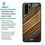 Diagonal Slash Pattern Glass Case for Huawei P30 Pro