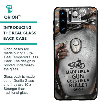 Royal Bike Glass Case for Huawei P30 Pro