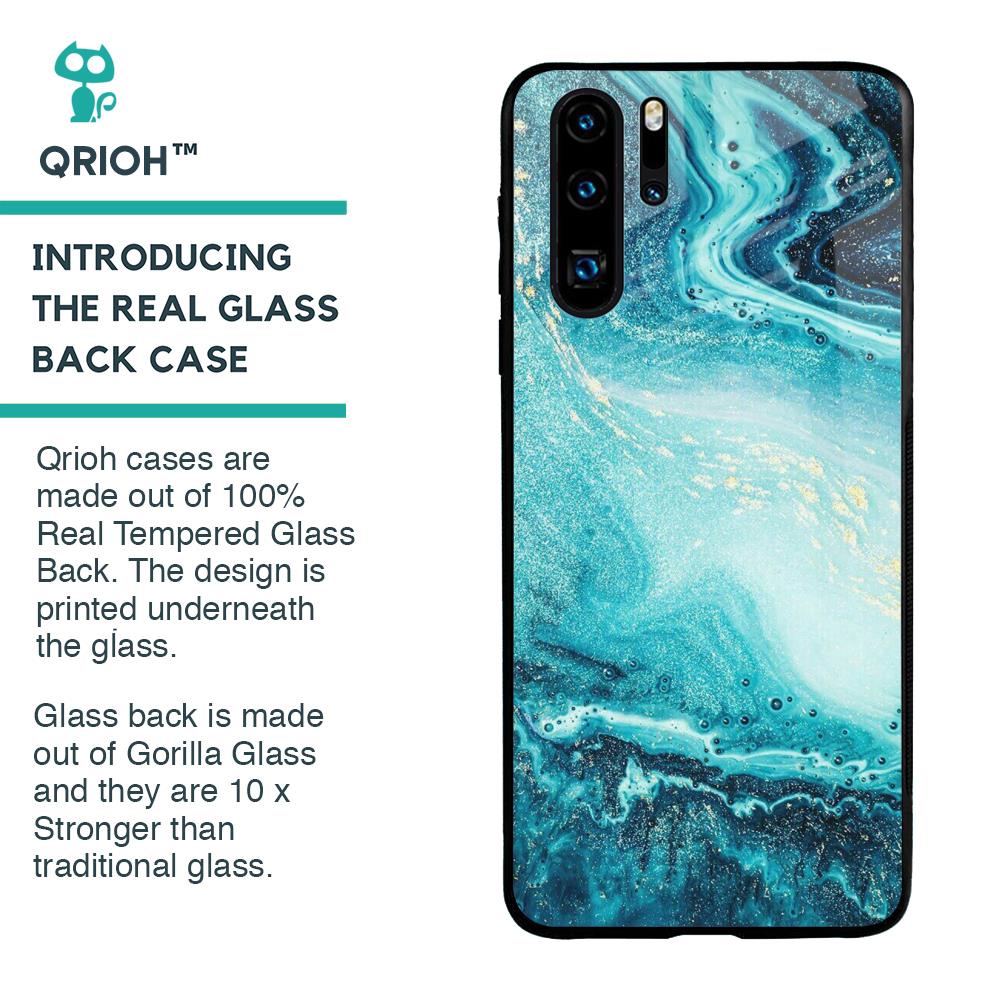 Sea Water Glass case for Huawei P30 Pro