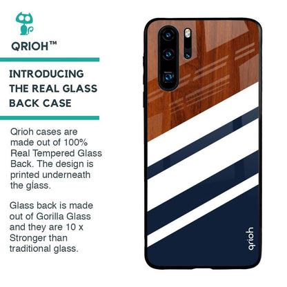 Bold Stripes Glass case for Huawei P30 Pro