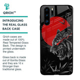 Red Moon Tiger Glass Case for Huawei P30 Pro