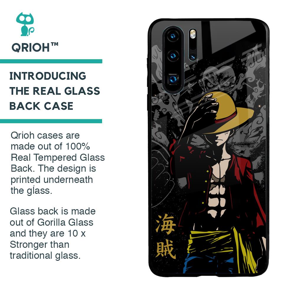 Dark Luffy Glass Case for Huawei P30 Pro