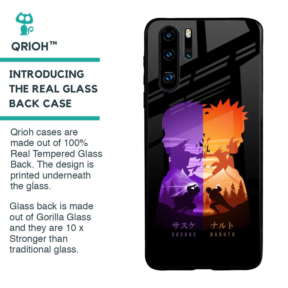 Minimalist Anime Glass Case for Huawei P30 Pro